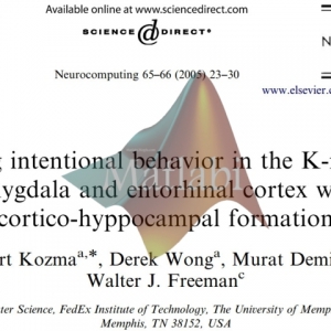 Learning intentional behavior in the K-model of the amygdala and entorhinal cortex with the cortico-hyppo campal formation