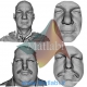 An efficient 3D face recognition approach based on the fusion of novel local low-level features