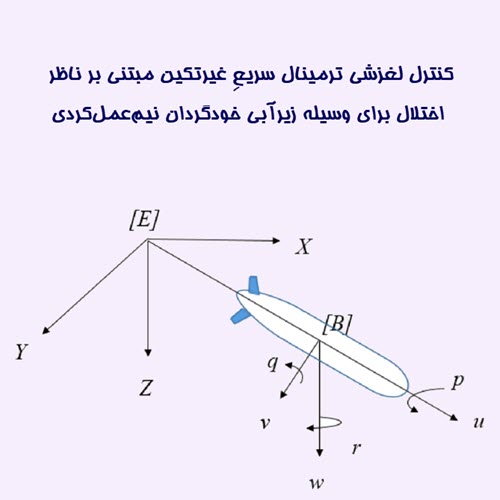 کنترل لغزشی ترمینال سریعِ غیرتکین مبتنی بر ناظر اختلال برای وسیلهٔ زیرآبی خودگردان نیم‌عمل‌کردی