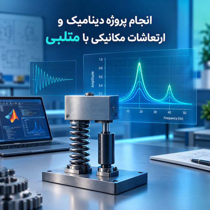 انجام پروژه دینامیک و ارتعاشات مکانیکی با متلب